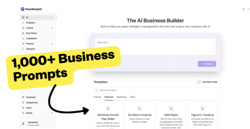 List of Business Prompts AI Founderpath